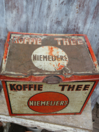 VERKOCHT Antiek winkelblik Niemeijer's koffie en thee, 1902-1919