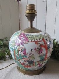 VERKOCHT Oude Chinese porseleinen lampvoet