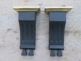 Antiek brocante houten wandconsole (prijs per stuk)