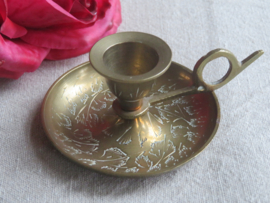 Oude kleine Indiase messing koperen blaker