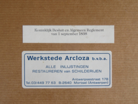Antieke litho James Thiriar - Directeur-Ingenieur en Hoofdcontroleur