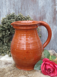 VERKOCHT Oude Provencaalse terracotta kan waterkan - 23 cm