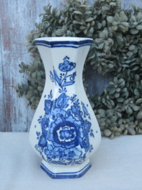 VERKOCHT Oude Delfts blauwe vaas - 20 cm