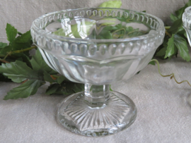 VERKOCHT Glazen ijscoupes fruitcoupes, set van 6 stuks