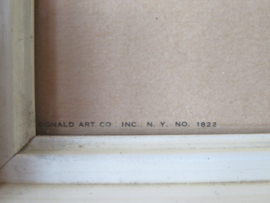 Oude prent Donald Art Company New York no. 1822 - ca. 1950