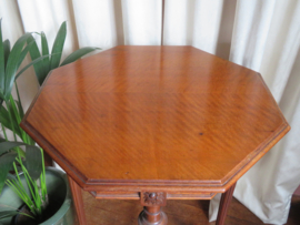 Antieke mahoniehouten bijzettafel plantentafel