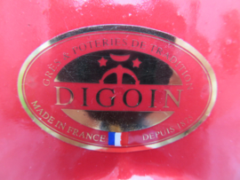 verkocht* Franse rode azijnpot grespot zuurpot met kraantje, Digoin