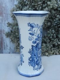VERKOCHT Oude Delfts blauwe vaas bekervaas- 20cm