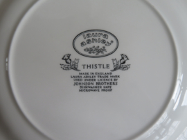 VERKOCHT Dinerbord Laura Ashley Thistle - Johnson Bros - 25 cm (prijs per stuk)