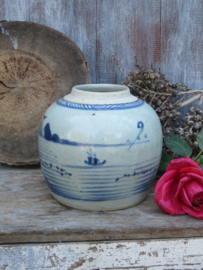 VERKOCHT Antieke Chinese gemberpot