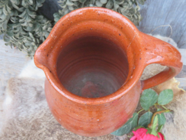 VERKOCHT Oude Provencaalse terracotta kan waterkan - 23 cm