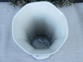 VERKOCHT Oude Delfts blauwe vaas bekervaas- 20cm