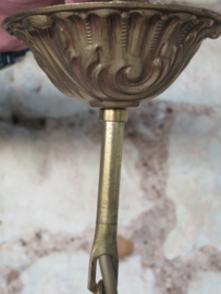 VERKOCHT Oude Franse bronzen hanglamp kroonluchter - 3-lichts