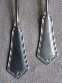 Art Deco alpacca dinervorken - set van 6