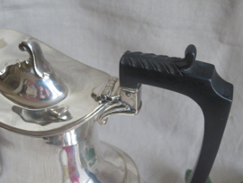Antieke verzilverde Sheffield koffiekan