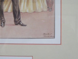 Antieke litho James Thiriar - Hoofdingenieur 1e klasse