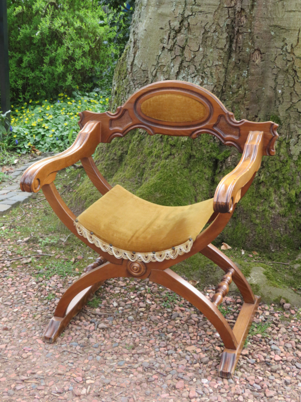paradijs lezing Aan boord VERKOCHT Antieke mahoniehouten Dagobert stoel kasteelstoel | Verkocht | Le  Brocant`age