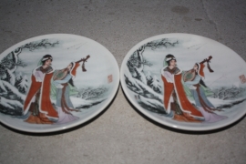 Chinese bordjes, set van 3