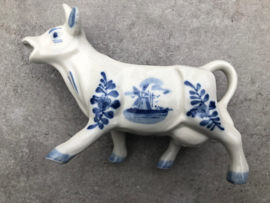 Grote melkkan koe “Delfts blauw” genummerd