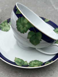 Theekoppen Kronester groen blad