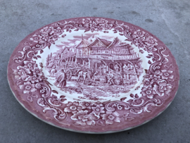 Engels bord Oud roze Royal Tudor Ware