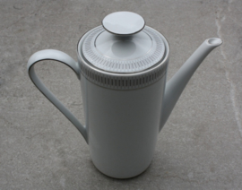 Koffiepot wit-zilver Eschenbach