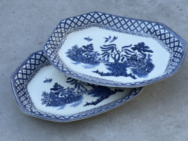 Royal staffordshire schaaltjes blue Willow J&G Meakin