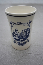 Vaasje/kelk "de Monnik" Blue Delft