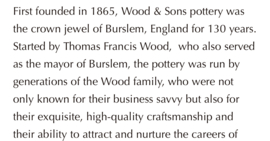 Schaaltje Dorset Wood& Sons