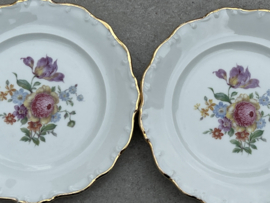 2 bordjes bloemen Schumann Arzberg