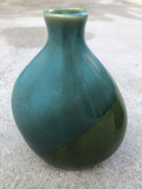 Kleine vaasjes aqua blauw-groen