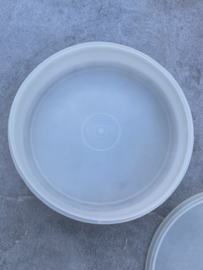 Vintage Tupperware retro vlaaidoos / taartdoos