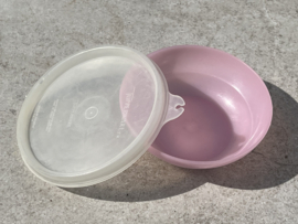 Roze Tupperware bewaardoosje/food container
