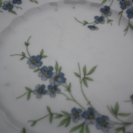 Gebaksbordjes  Eschenbach blauwe bloem
