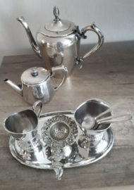 Tinnen Art Deco Creamset Douwe Egberts/Herbert Hooikaas