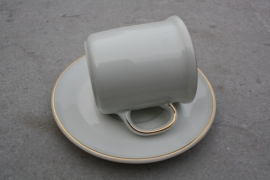 Koffiekopje gouden randje J. Kronester Bavaria