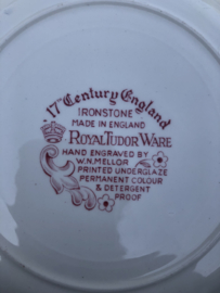 Engels bord Oud roze Royal Tudor Ware