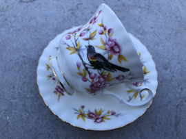 Engelse koffiekop Royal Albert Redwing