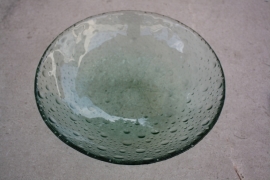 Grote schaal blauw-groen glas bubble