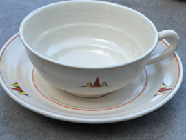 Antiek servies Gouda Zuid-Holland L.J. Muller