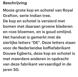 Theekoppen Royal Grafton Indian Tree