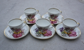 Set koffiekopjes Rococo Mitterteich