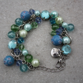 Armbandje blauw