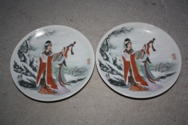 Chinese bordjes, set van 3