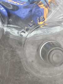 Snoep- of bonbonsschaaltje bewerkt glas