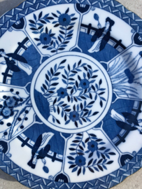 Chinees bordje blauw