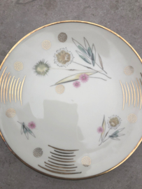 Vintage thee trio Winterling goud-pastel