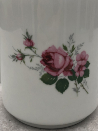 Koffie- theepot porselein roze bloem Creidlitz