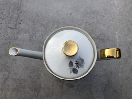 Koffiepot Kronester bavaria bloem grijs goud