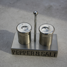 RVS " Pepper & Salt" stel